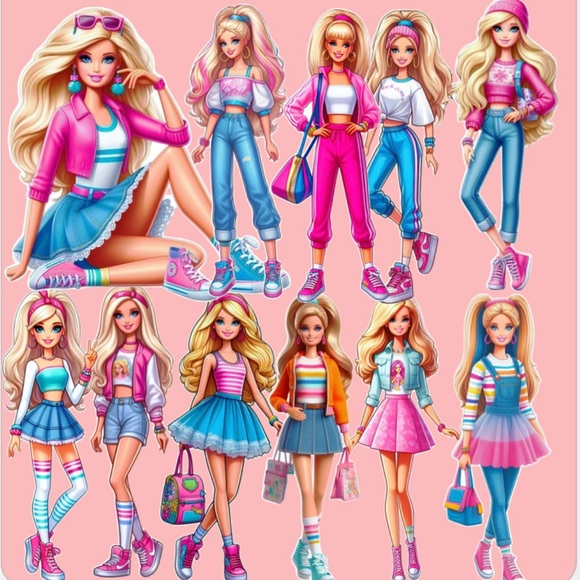 Barbie’s Skirt, T-Shirt, Sweater, with Belt - Picture 10 of 16